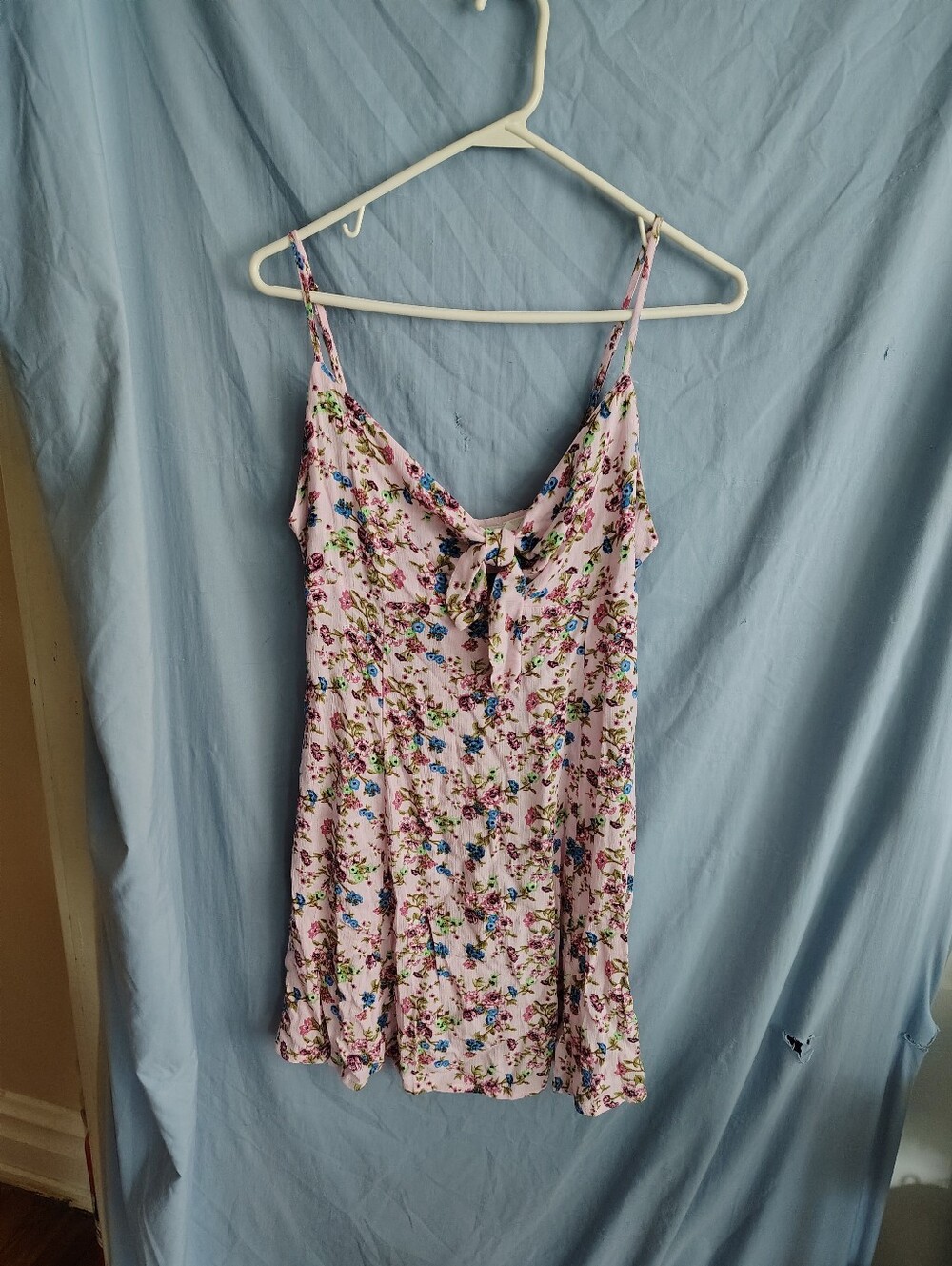 Madeline & Monroe Pink Floral Mini Dress Sz M Juniors NWY